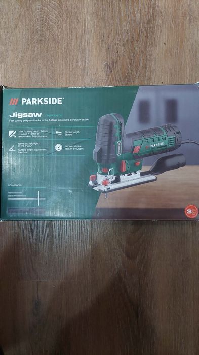 Ferăstrău pendular Parkside PSTK 800 W, 3100 rpm, Nou!