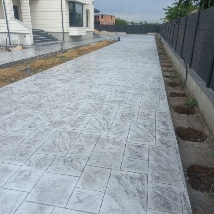 Beton amprentat și elicopterizat