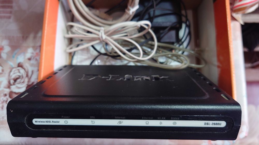 Роутер для интернета D-Link model: DSL-2600U Wireless G  ADSL2+ 1 Port