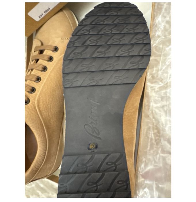 Мужские кожаные кросовки Brioni