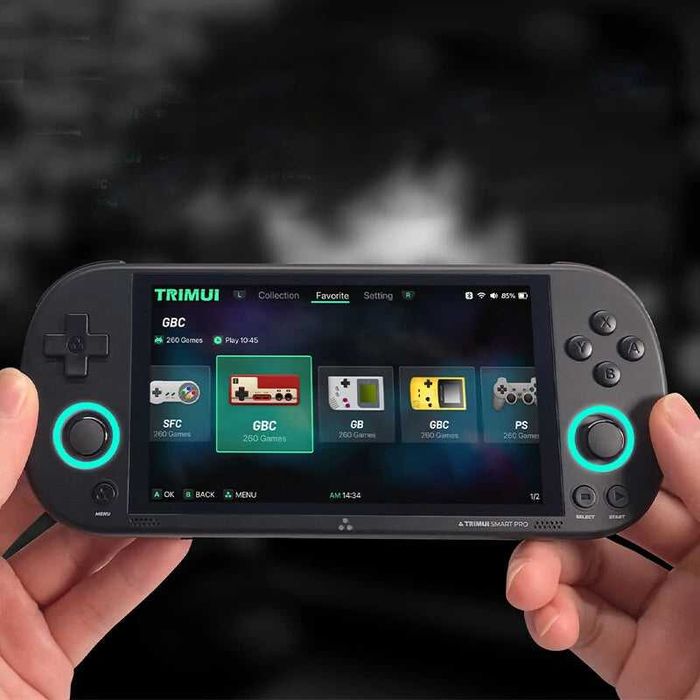 Nou Consola portabila jocuri retro Trimui Smart Pro ecran mare IPS