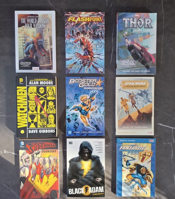 Benzi desenate Marvel comics, DC comics si Image in Engleză și Română