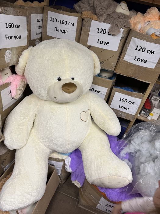 Плюшевый медведь мишка тедди