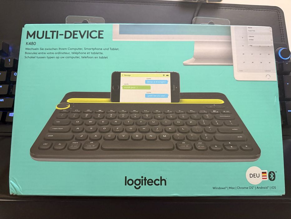 Tastatura wireless multi-dispozitiv Logitech K480 SIGILATA