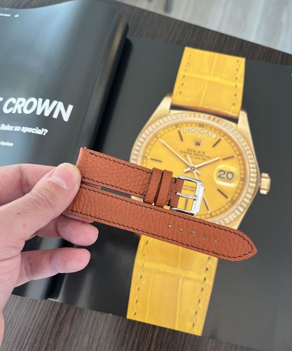 Curea pentru ceas din piele naturala Epsom handmade