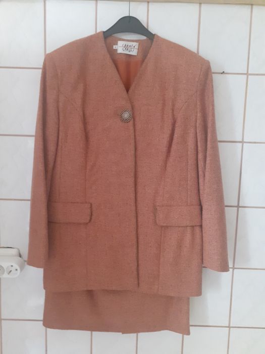 Costum sacou și fustă stofă 50