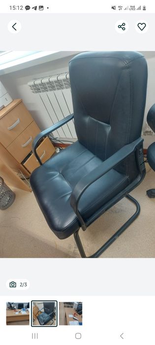 Кожаное кресло продам срочно