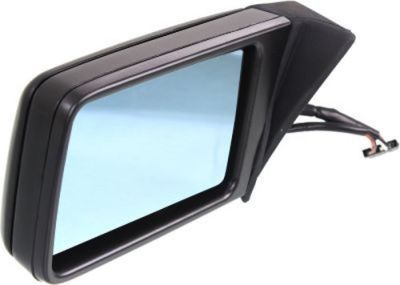 Oglinda exterioara Mercedes 190, 10.1993, W124/Clasa E 12.1996, Stanga, Albastra, parghie, Cu incalzire, carcasa neagra, Plana, View Max, 1248100121;