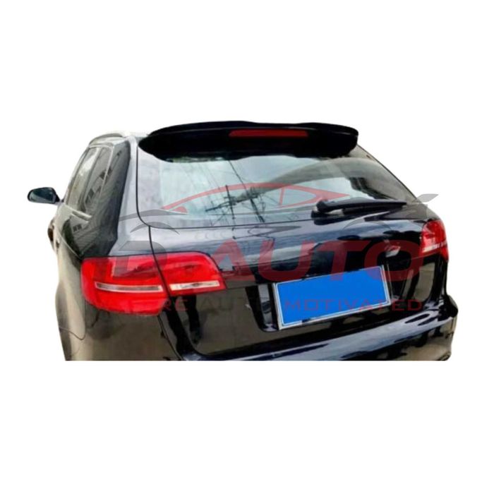 Тунинг лип спойлер Audi A3 8P (2010–2013), черен гланц, ауди а3