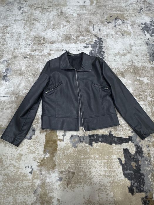 Куртка кожаная, триуголка