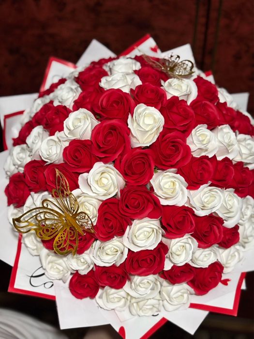 Buchet din trandafiri de sapun 101