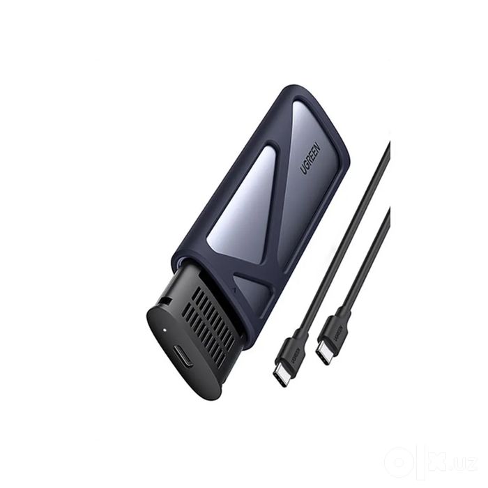 SSD Кейс M.2 Ugreen CM400, USB Type-C, Grey