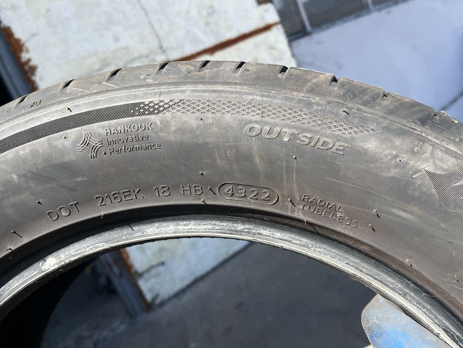 2 бр. летни гуми 205/55/16 Hankook DOT 4322 5,5 mm