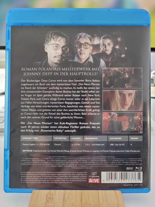 Film Blu-Ray: The Ninth Gate (A noua poarta) (1999), Johnny Depp