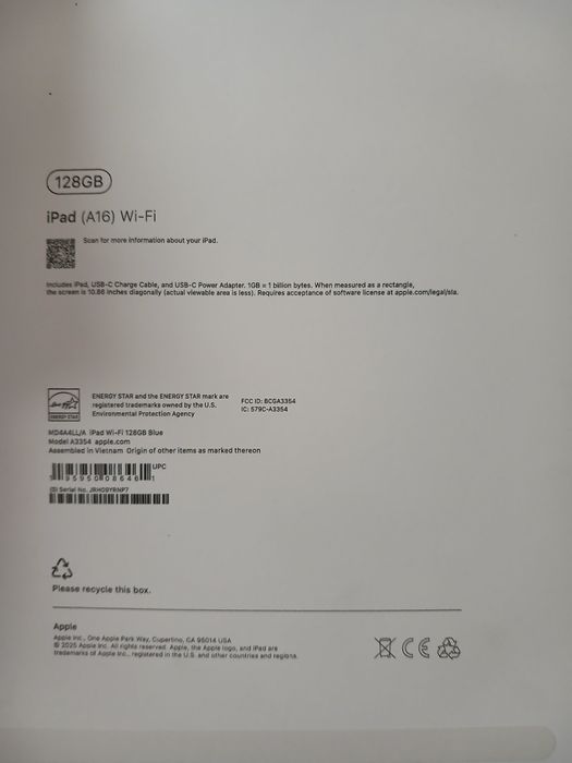 Yangi ipad 11 A16 sotiladi