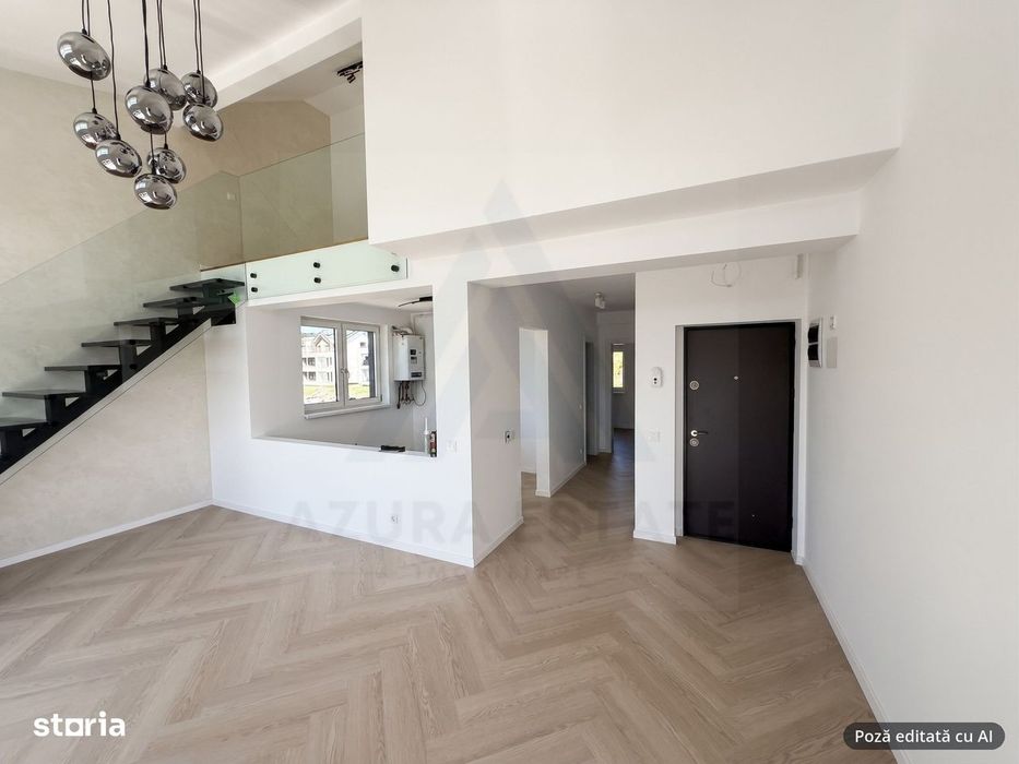 Apartament 3 camere nemobilat 83 mp utili terasa 9 mp Cartier DaVinci