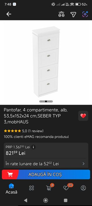 Pantofar Seber Typ 3 doua bucati