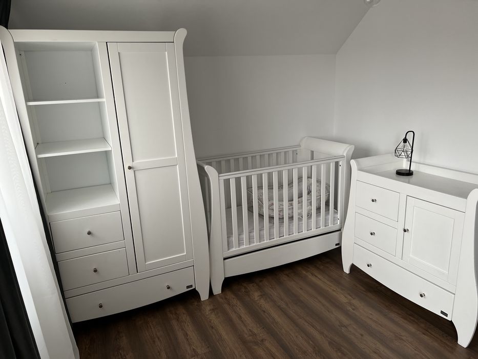 Mobila copii lemn masiv tutti bambini (inclusiv patut)