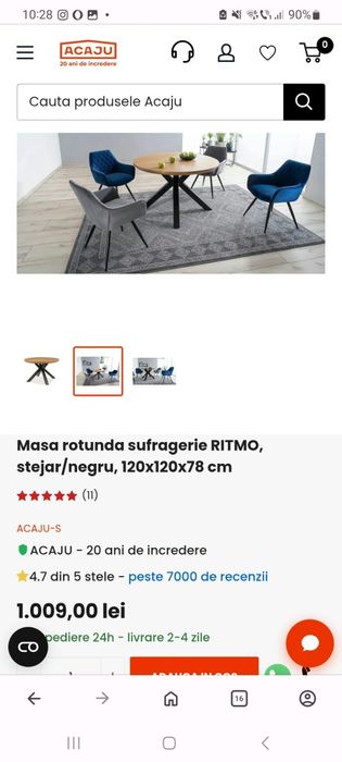 Masa noua sigilata in cutie!