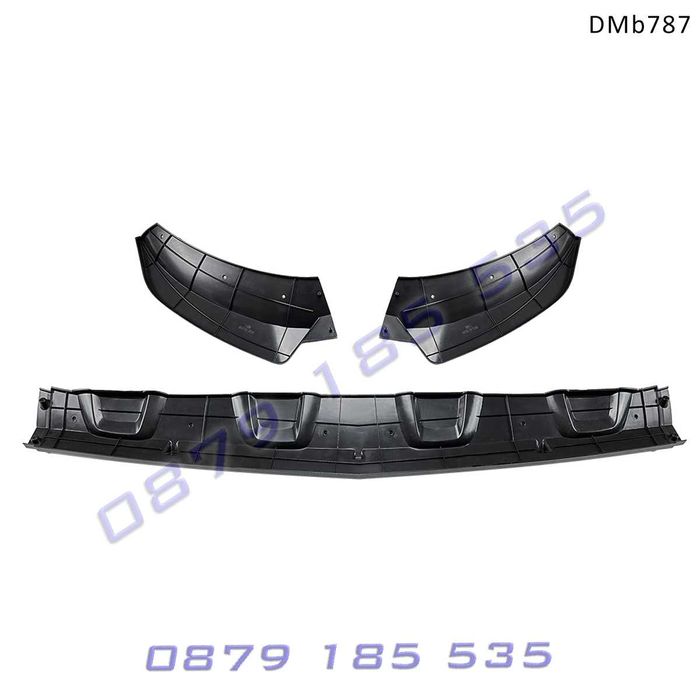 Черен лип спойлер предна броня Mercedes GLC X253 AMG мерцедес глц амг