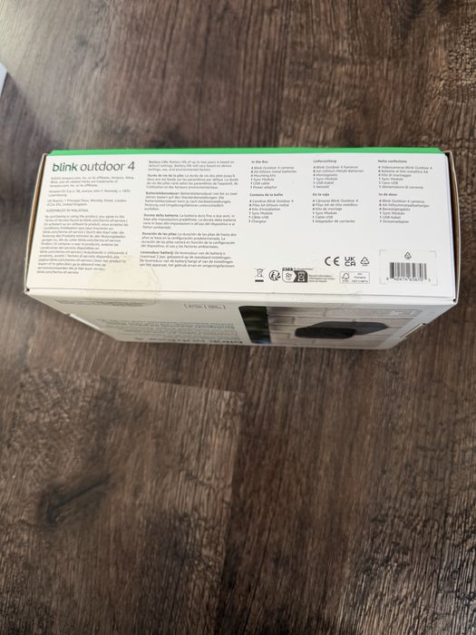 Blink outdoor 4 cameras +Sync module