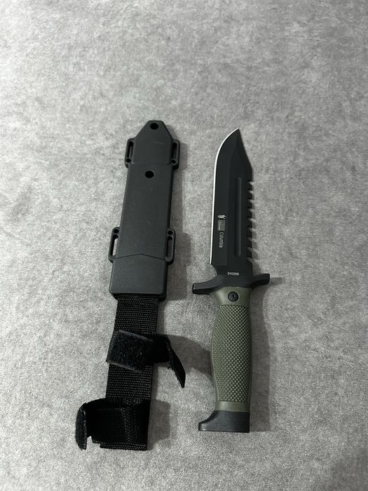 Cuțit Tactic Columbia 2428B - Hunting / Camping - Teacă inclusă