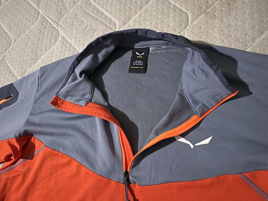 Salewa Ortles M L/s Zip Tee мъжко планинско горнище