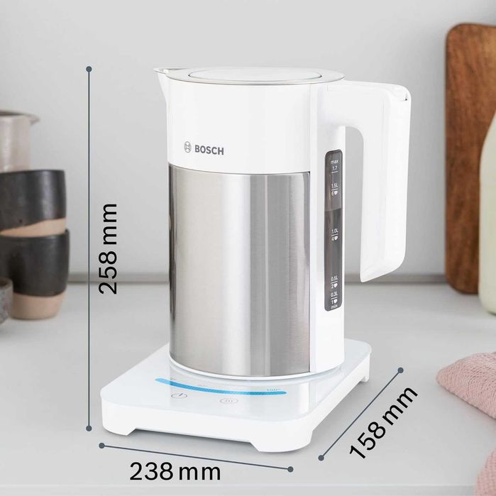 BOSCH Toaster si Fierbator de apa culoarea alba noi in cutie