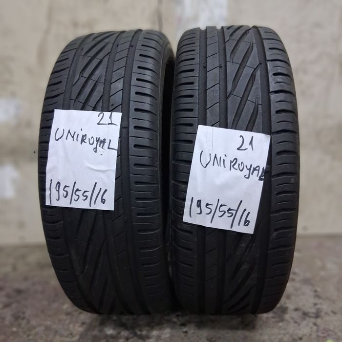 2×195/55/16 VARA.UNIROYAL 2021.Stare excelenta.