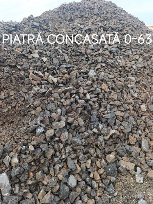 Piatra concasata pentru fundatii si drumuri
