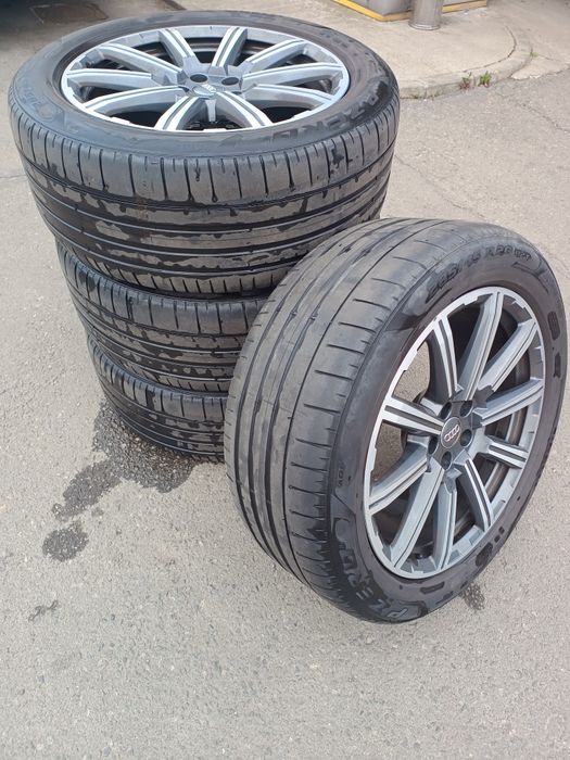 Jante originale Audi Q7 cu anvelope de vara 285 45 R20