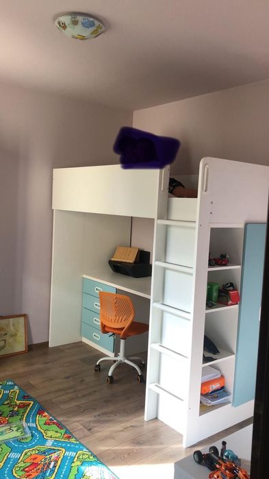 Set IKEA pat etajat+dulap+birou