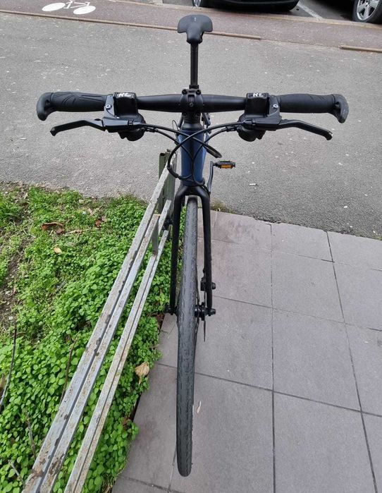 Bicicleta sosea Triban RC120 albastru XS