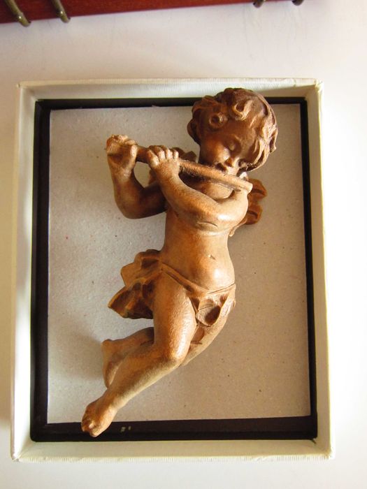 cadou rar Craciun Ingeras pazitor cu flaut  Germania 1950