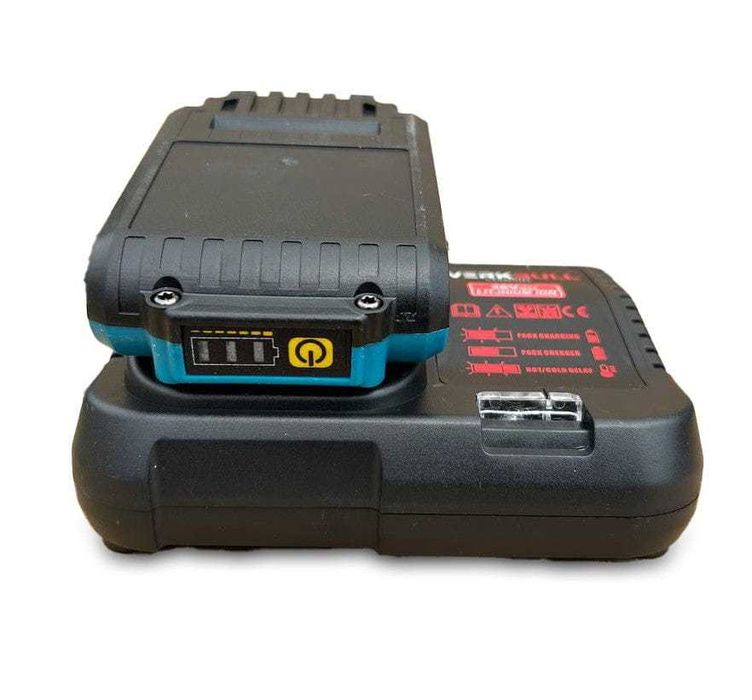 Ударен Винтоверт  две батерии 36 8Ah + Ъглош 125 мм, 1200W с рег  об