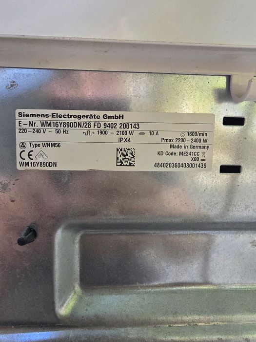 Siemens IQ800 пералня