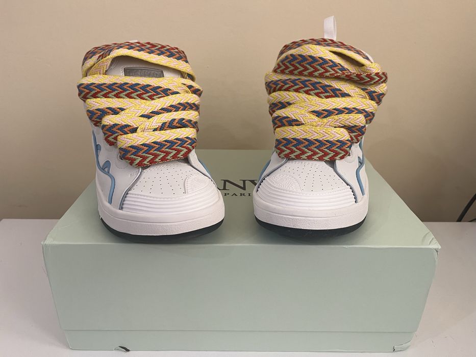 Lanvin curb retro 2022 blue and white 41
