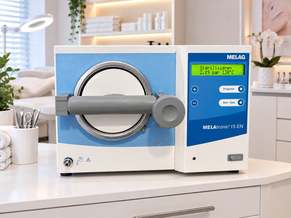 Autoclav Melag 15 EN sterilizator clinica veterinar  beauty salon mamica copil