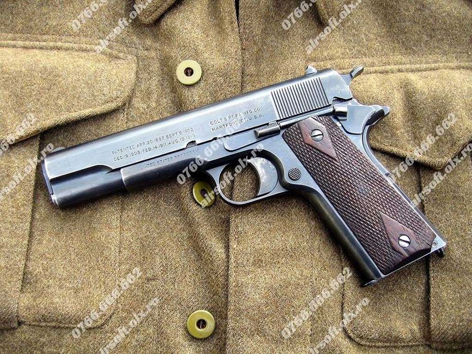 Pistol [MODIFICAT] - Armare Manuală, Slide Metalic, Arc V2 CO2 Spring!