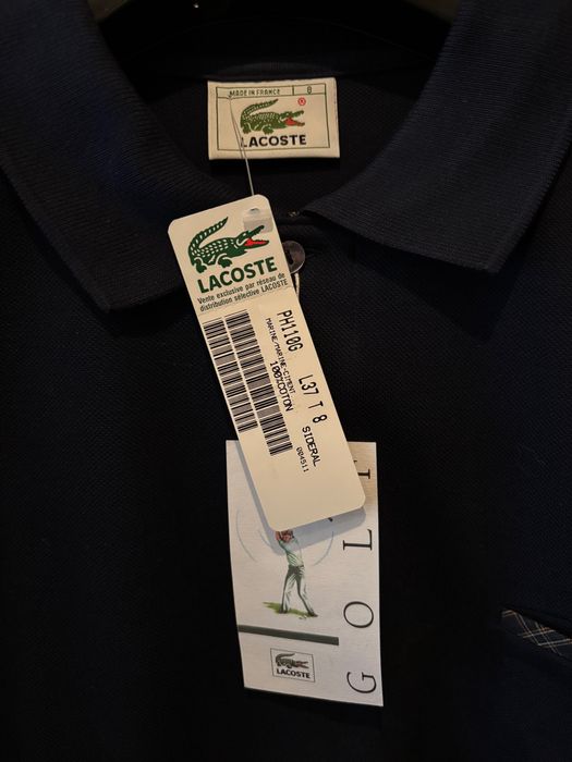 Lacoste Golf мъжка тениска с яка 3XL, нова с етикети