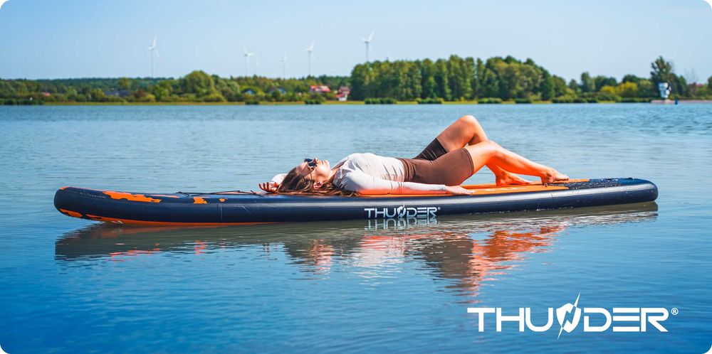 Placa Stand Up Paddle EARTH 365cm + Scaun Caiac (Noua, Sigilata)
