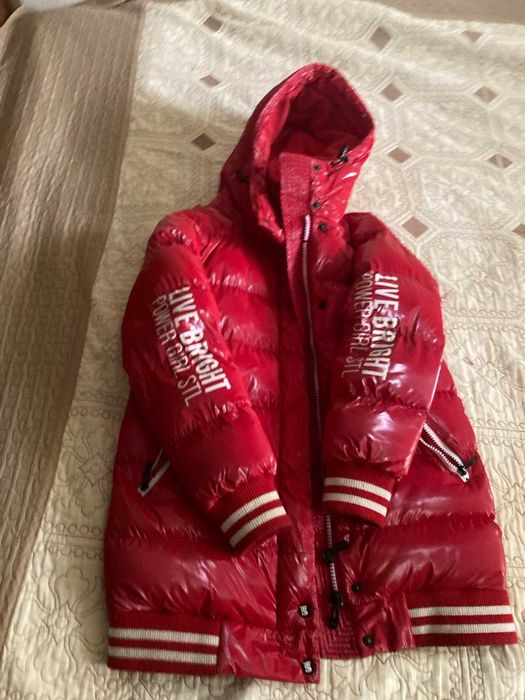 Куртка зимняя для девочки, Бренд Стильняшка, на рост 140См. Б\У