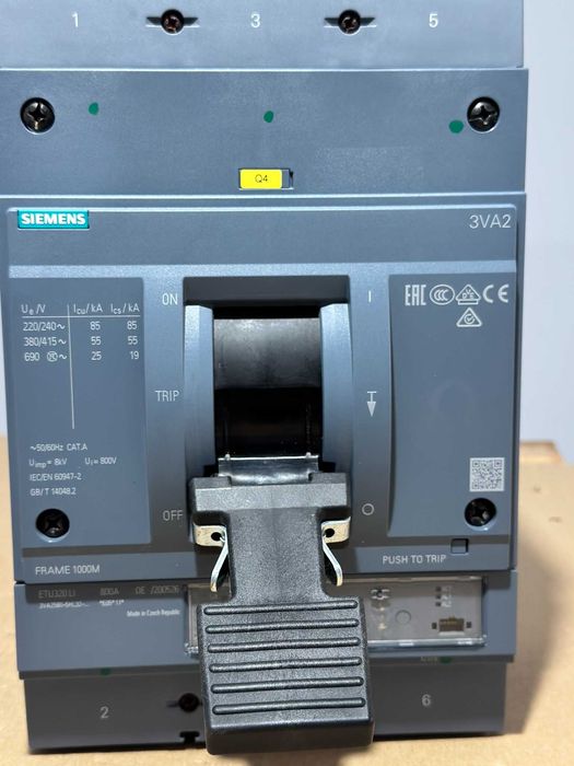 Întrerupător Automat Siemens 3VA2 800A (MCCB) - 3VA2580-5HL32-0AA0