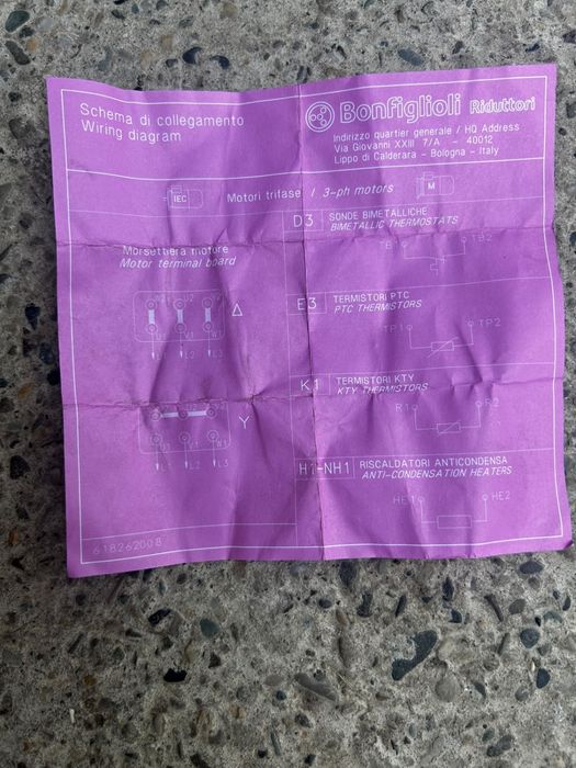 Vand motor electric cu reductor