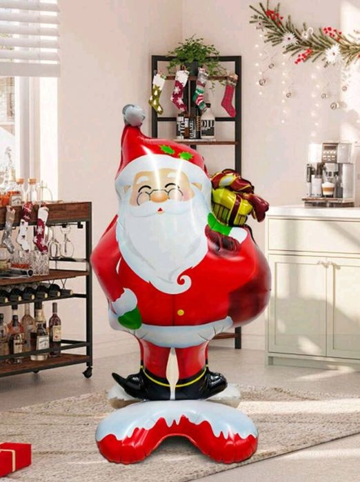 Коледна  украса - балони, банери и салфетки