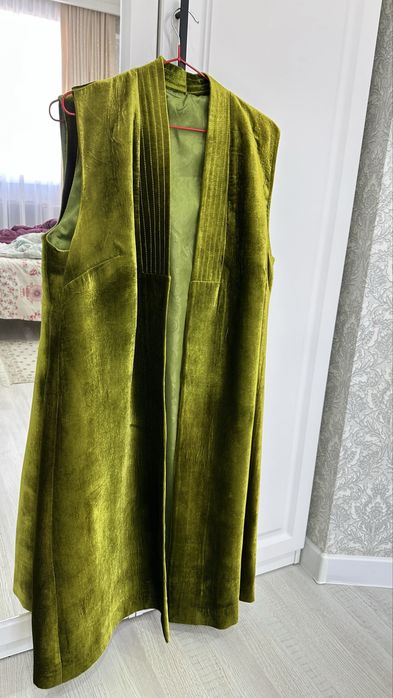 Кажекей ұзын айна тылқы астарымен