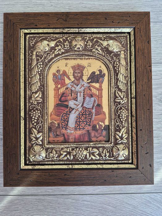 Icoană sfințită Muntele Athos - Iisus Hristos Mare Arhiereu