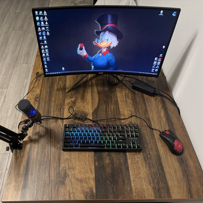 Monitor Gaming 2E G2723BV 27” QHD 165Hz Curved (R1500)