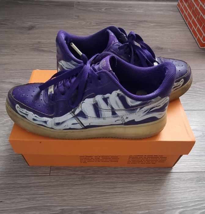Nike Air Force 1 Skeleton „Purple” – 42.5