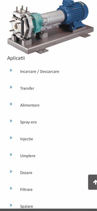 Pompa transfer lichide chimice si corozive